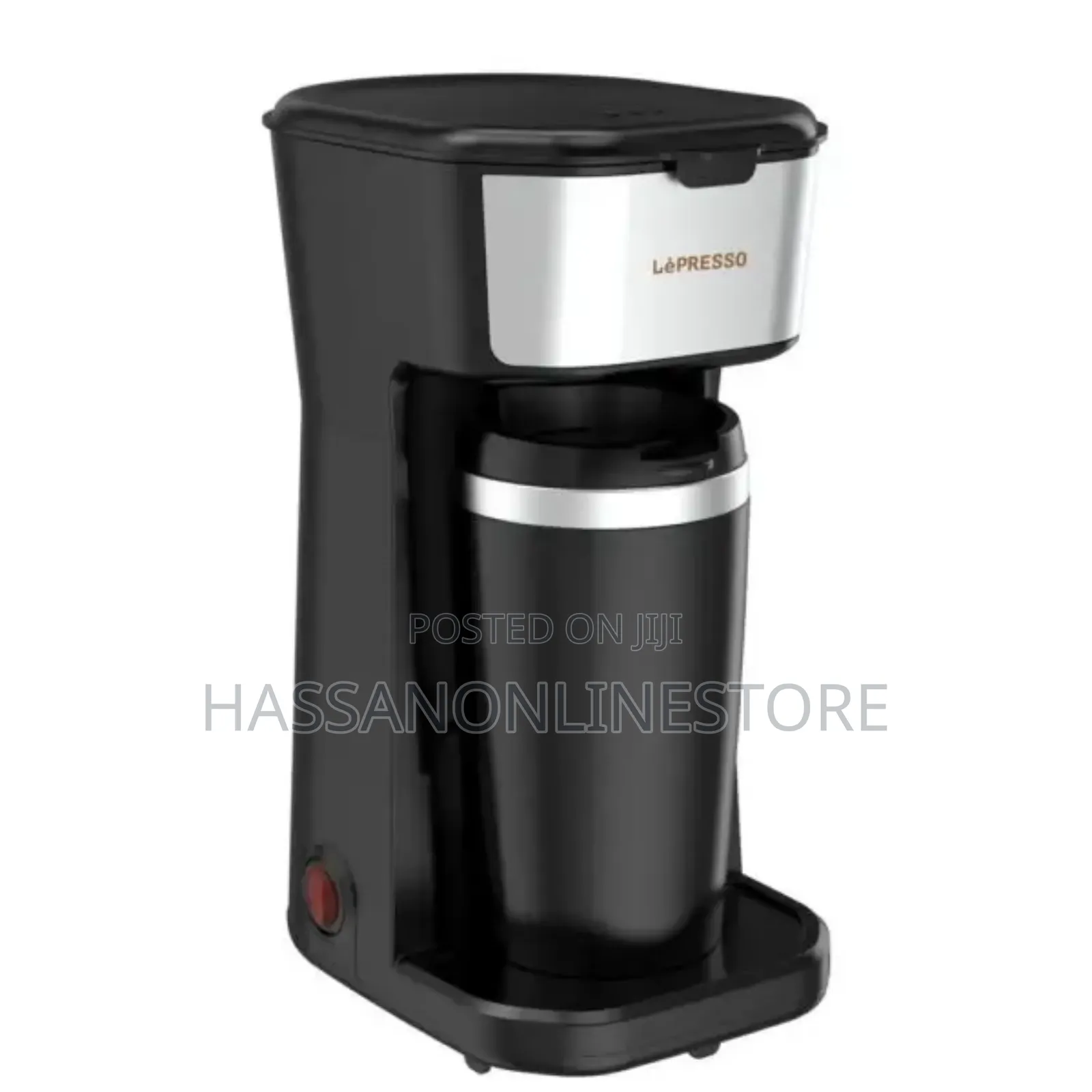 Lepresso Coffee Maker With Travelling Mug 450W – Black
