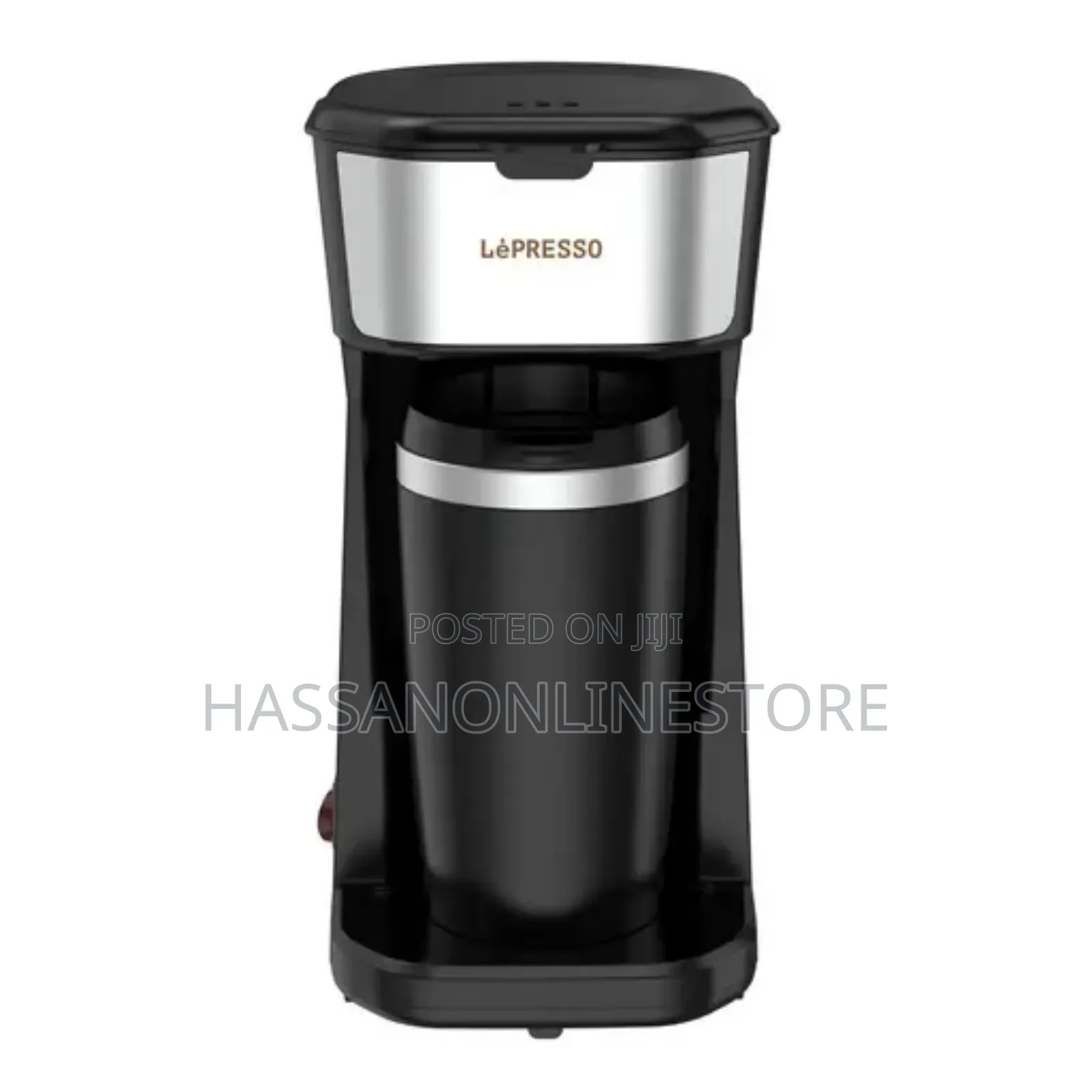 Lepresso Coffee Maker With Travelling Mug 450W – Black