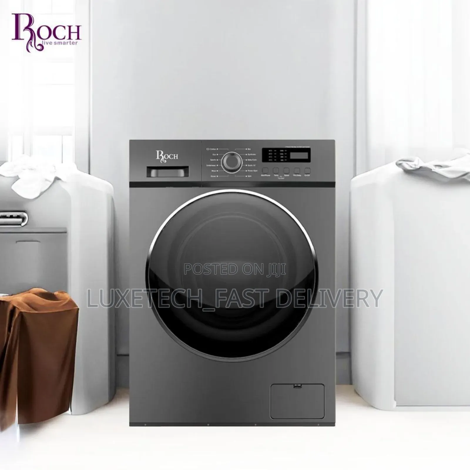 Roch Automatic Washing Machine 9kg Front Loader