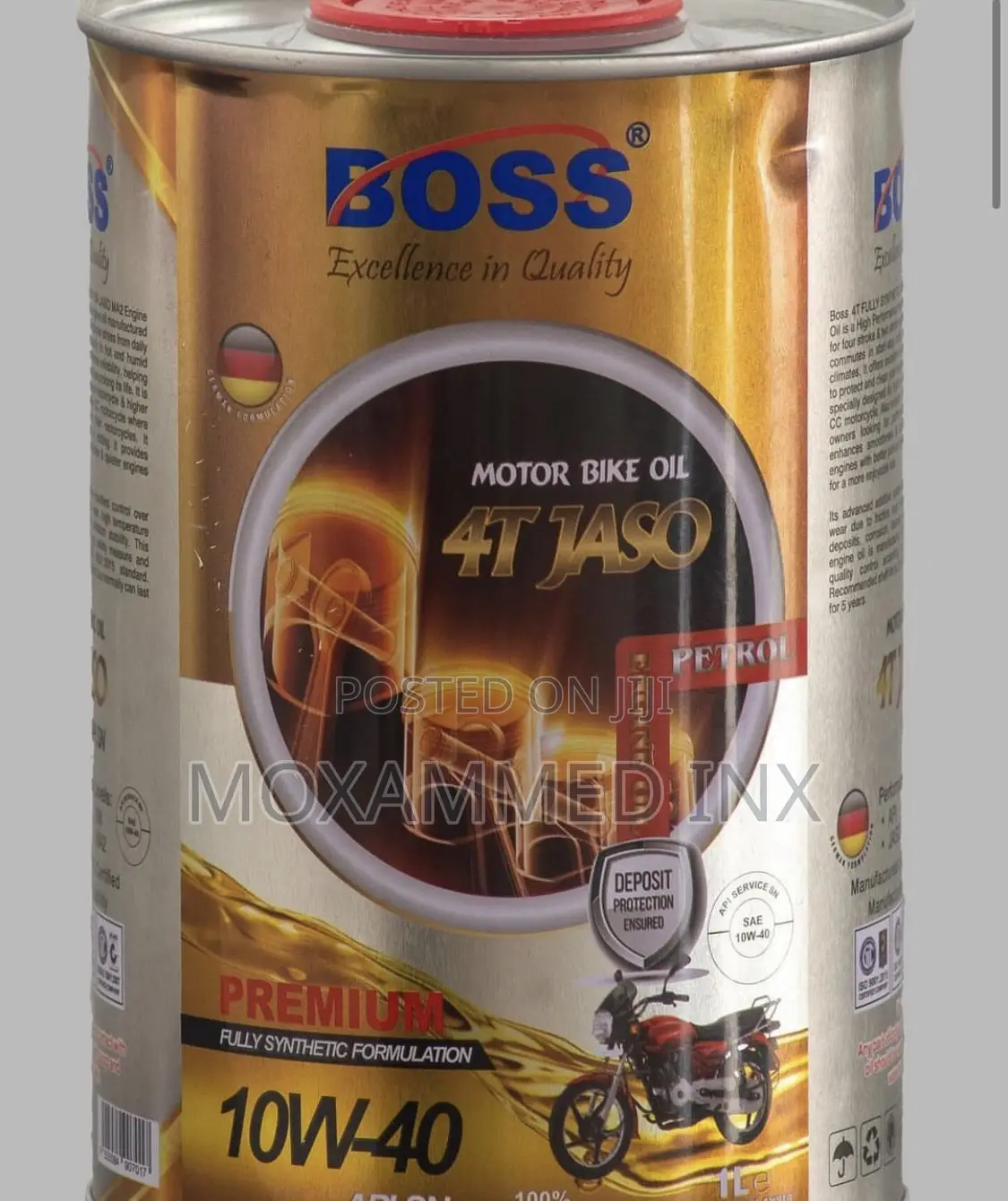 Sae-Api 4T Jaso Ma2 10W40 Fully Synthetic 1L