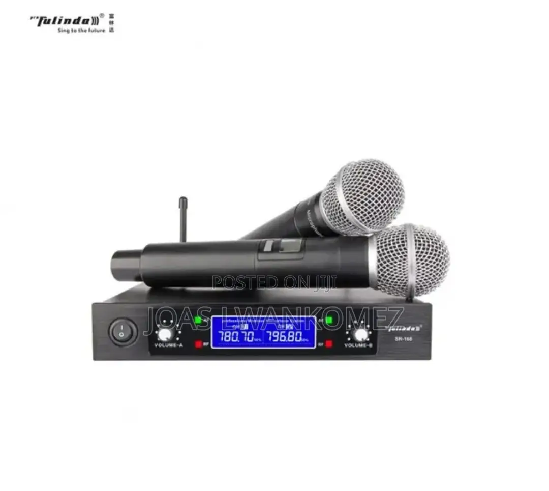 Wireless Microphone With Receiver(Double Mic)
