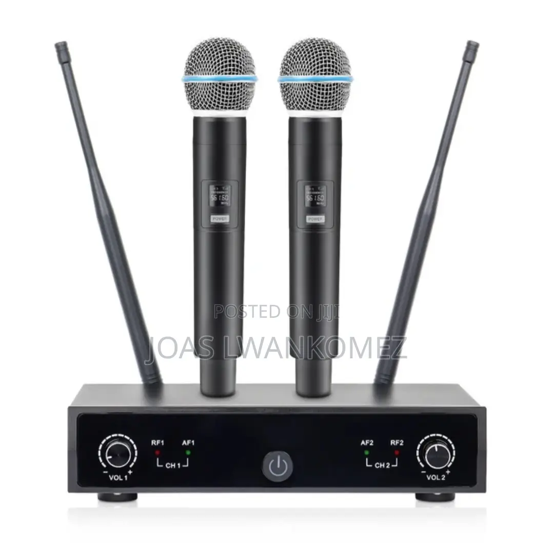 Wireless Microphone With Receiver(Double Mic)