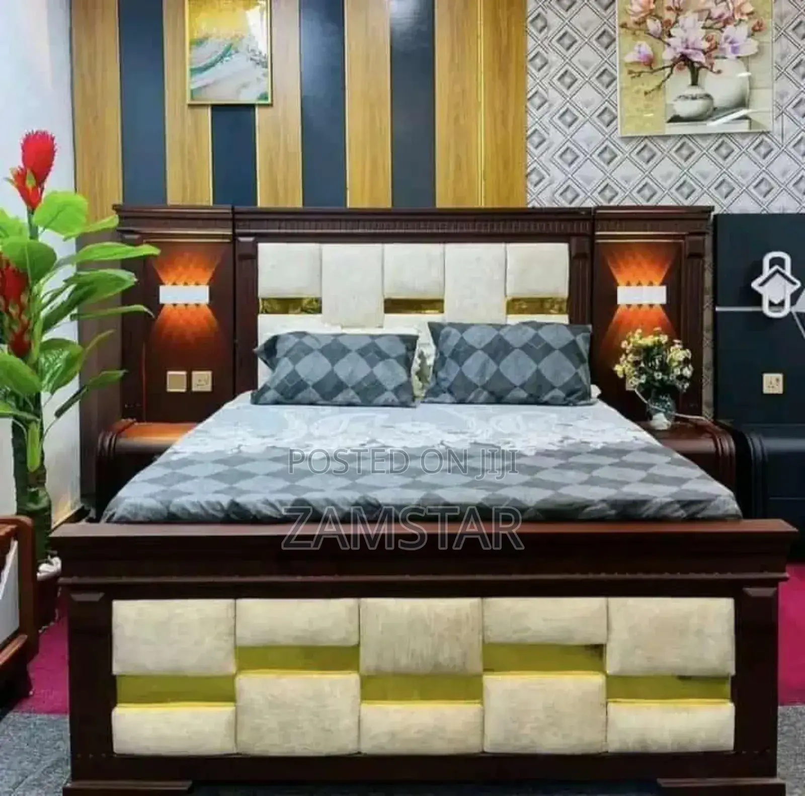 Modern Panel Bed
