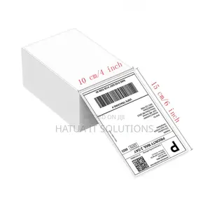 Fanfold Shipping Barcode Labels 4X6 Inch,500PCS