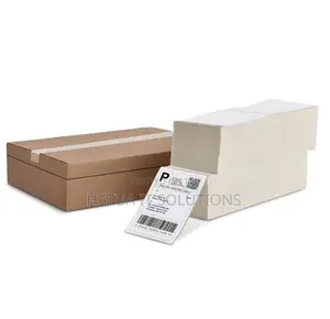 Fanfold Shipping Barcode Labels 4X6 Inch,500PCS