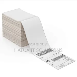 Fanfold Shipping Barcode Labels 4X6 Inch,500PCS