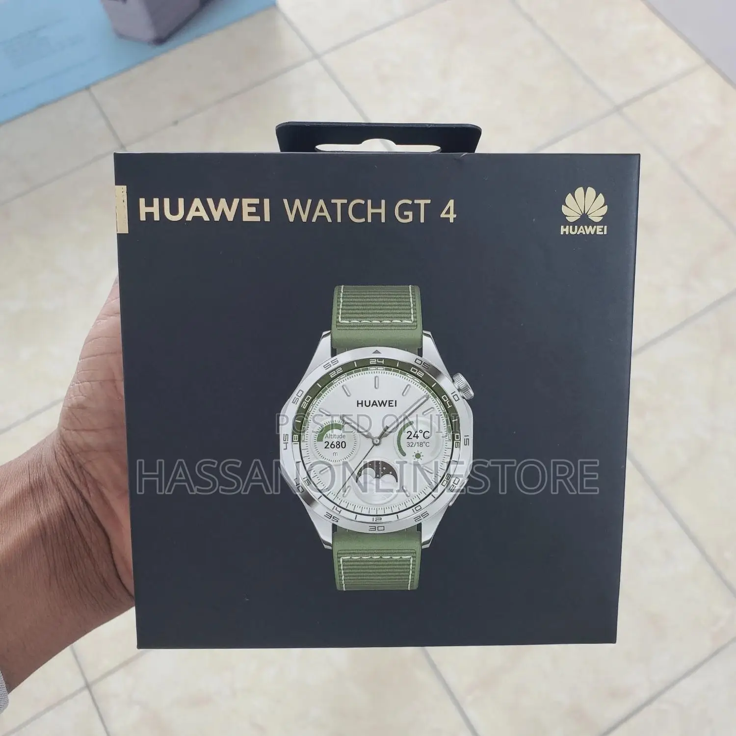 Huawei Watch Gt 4 46 Mm - Green Strap
