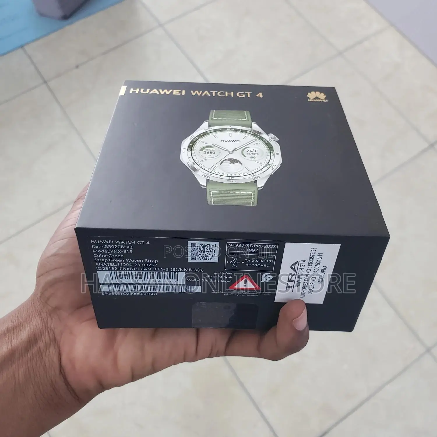 Huawei Watch Gt 4 46 Mm - Green Strap