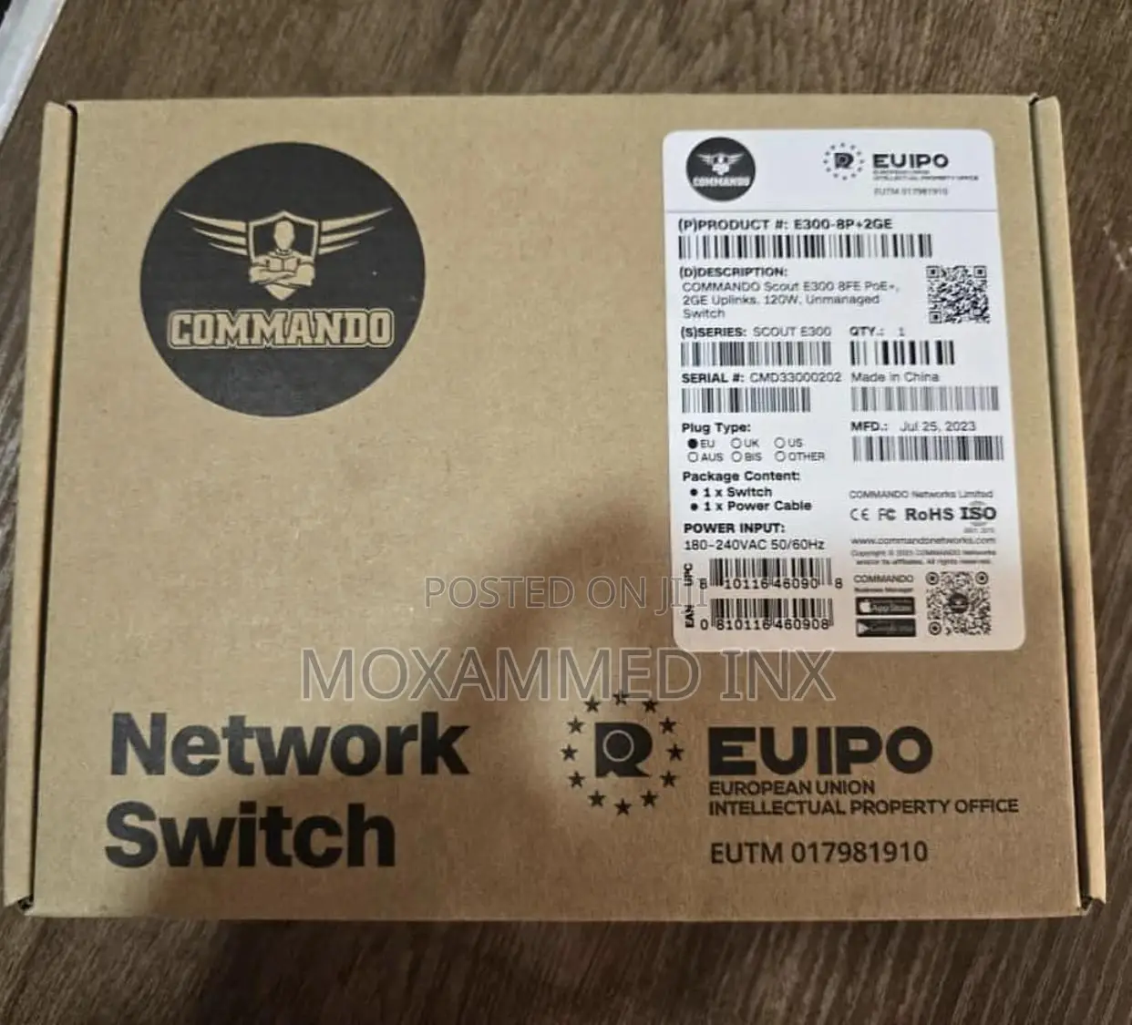8 POE Fast Ethernet Switch With 2GE Uplink