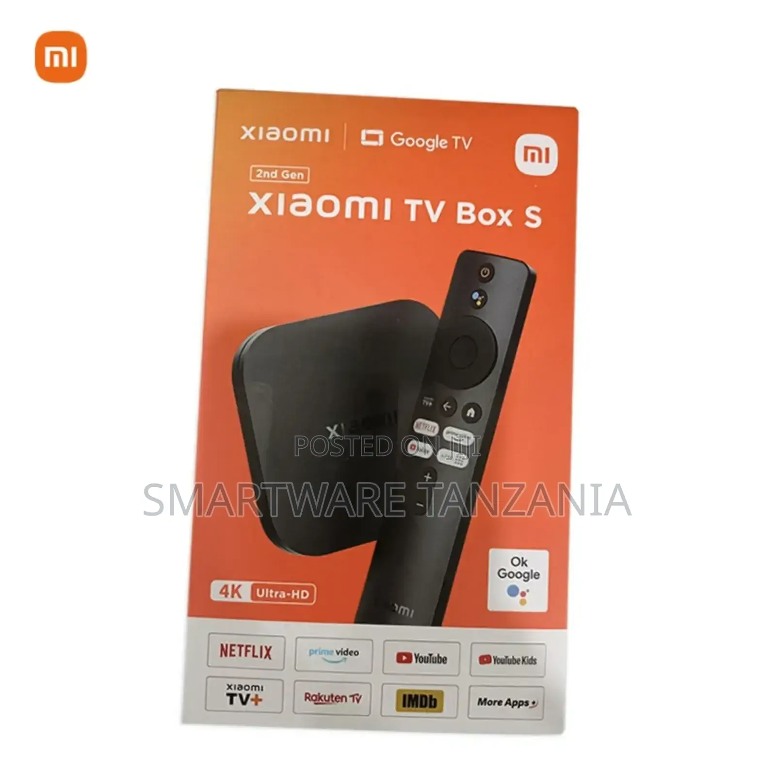 Streaming Content Xiaomi TV Box S Black Ultra HD