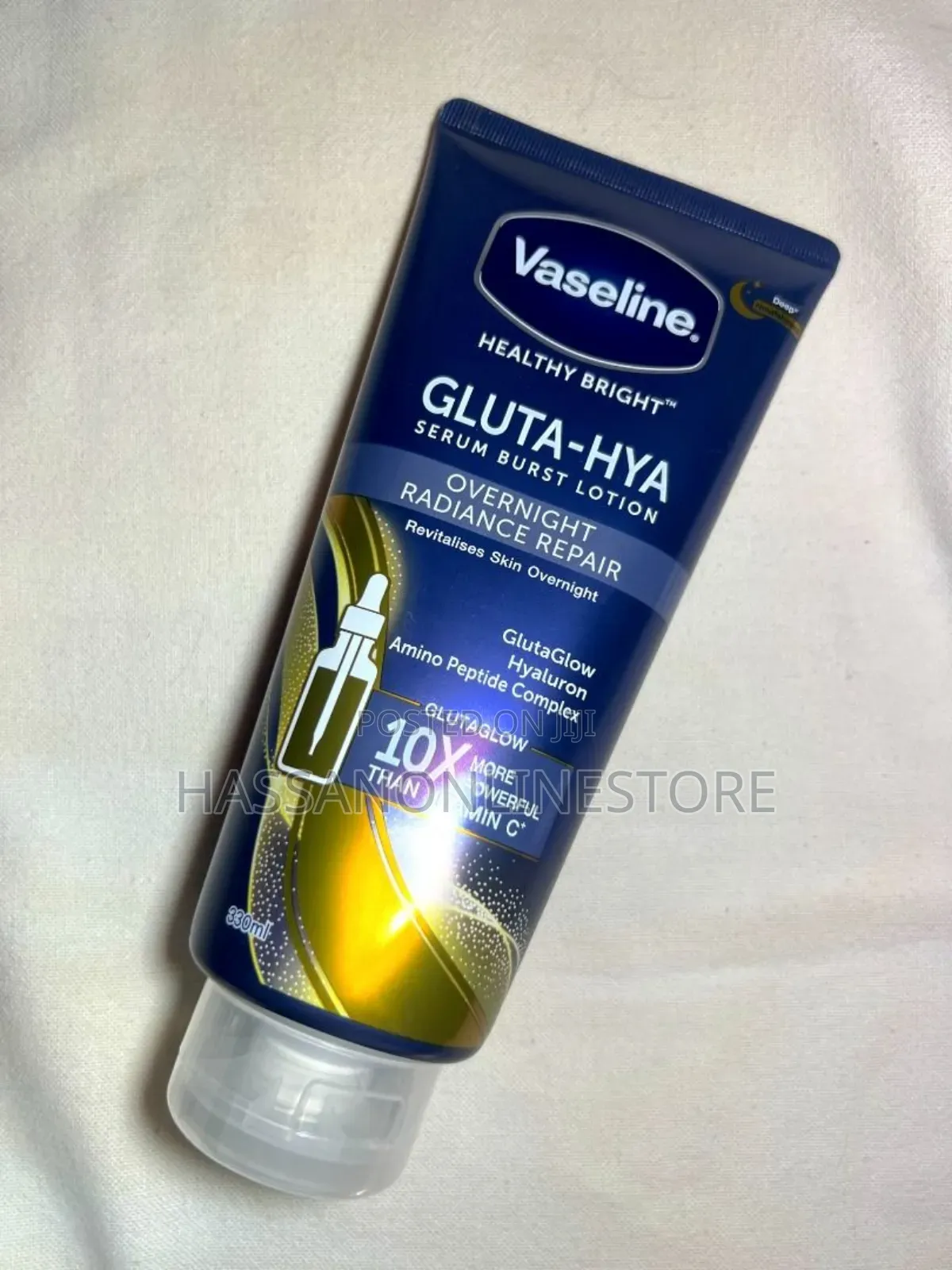Vaseline Serum Burst Lotion Overnight Radiance Repair 330ml