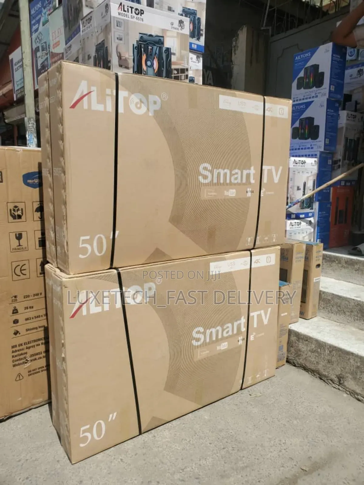 Alitop 50 Inches Smart Android Tv Frameless