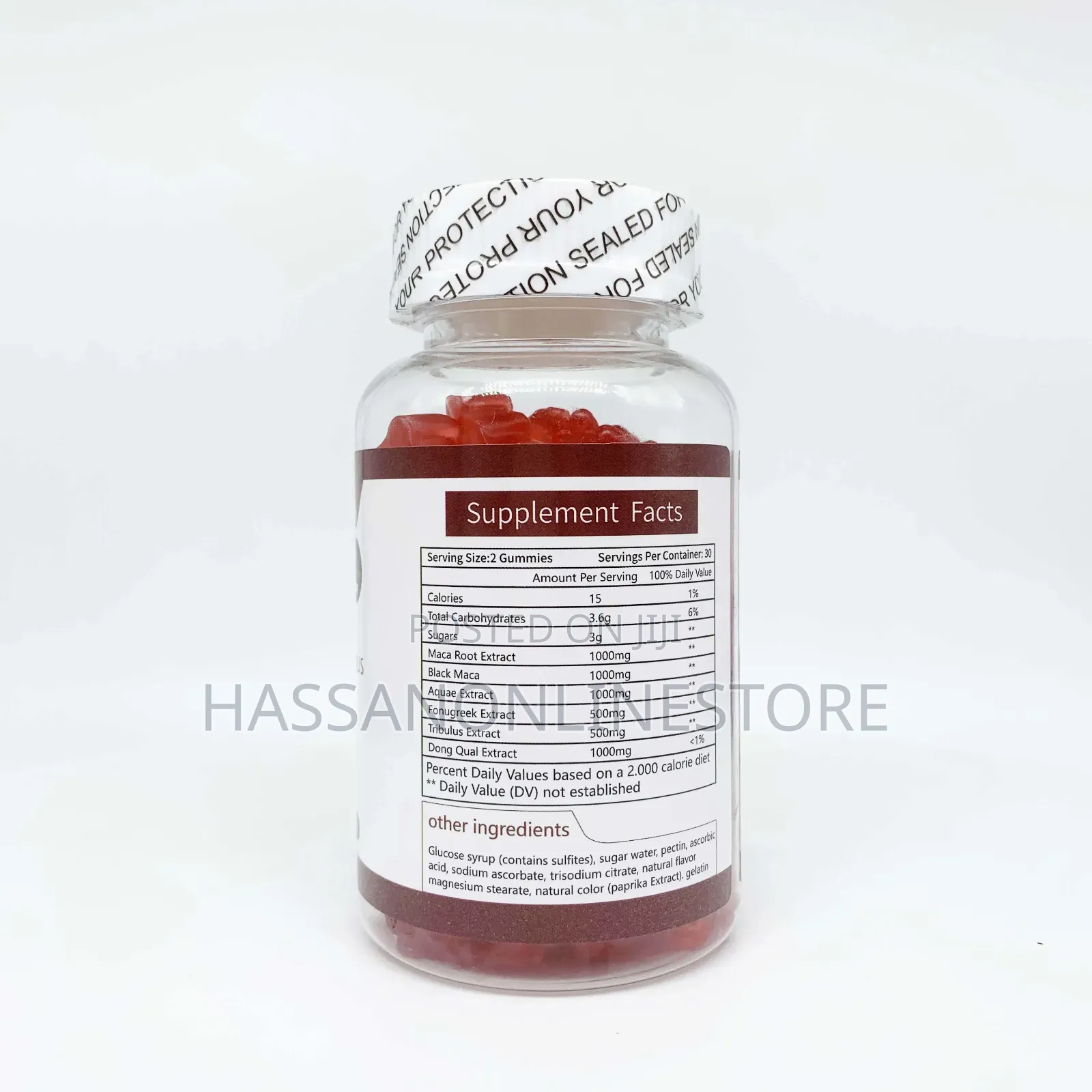Booty Curve Maca Plus Dietary Supplement 60 Gummies