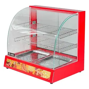 Countertop Electric Food Warmer Showcase, 2 Trays