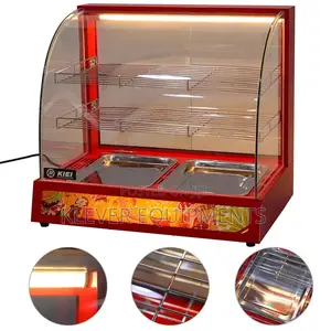 Countertop Electric Food Warmer Showcase, 2 Trays