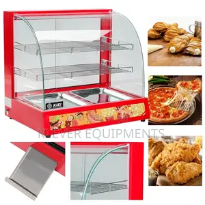 Countertop Electric Food Warmer Showcase, 2 Trays