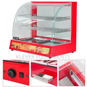 Countertop Electric Food Warmer Showcase, 2 Trays