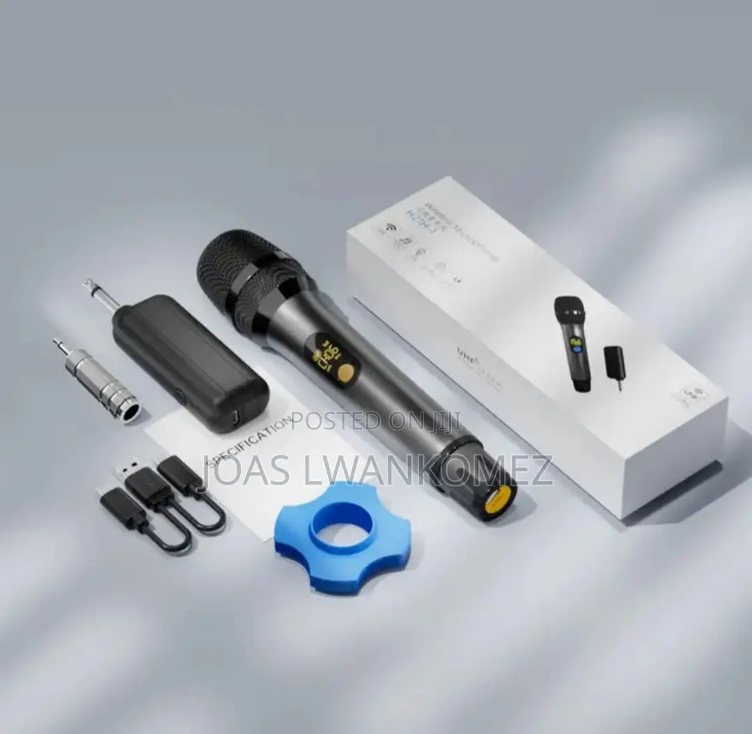 Wireless Mic With Receiver( 1x Microphone).