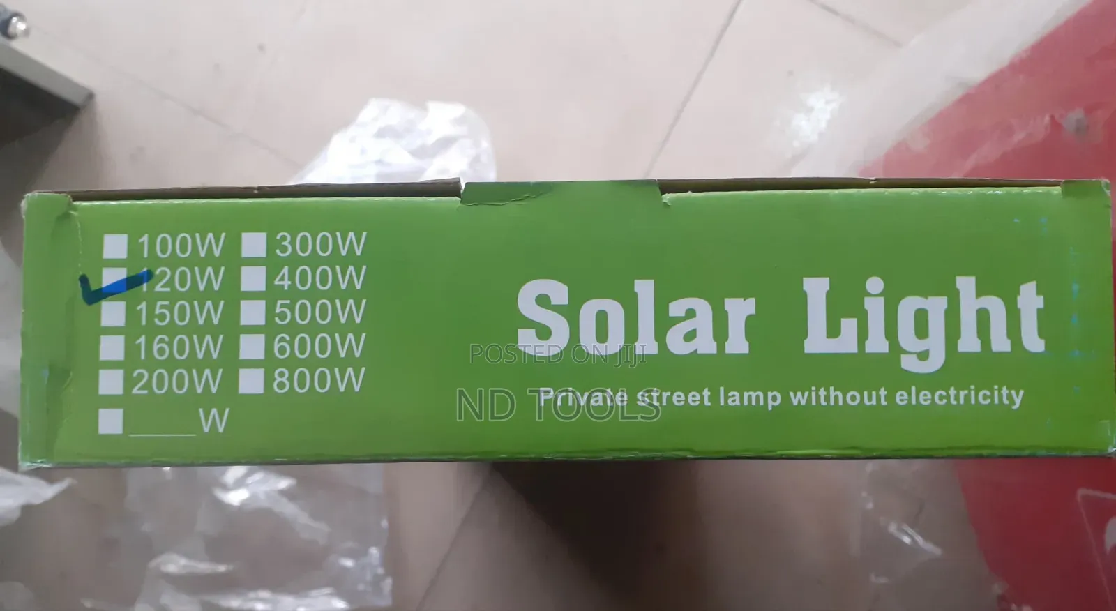 Integrated Solar Light 120W ZH-A7