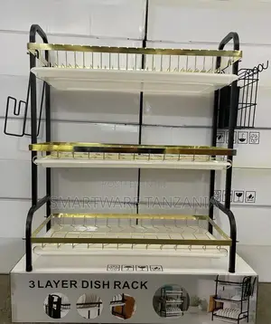3 Tier Kitchen Dish Drying Rack Dish Drainer With Drainboard