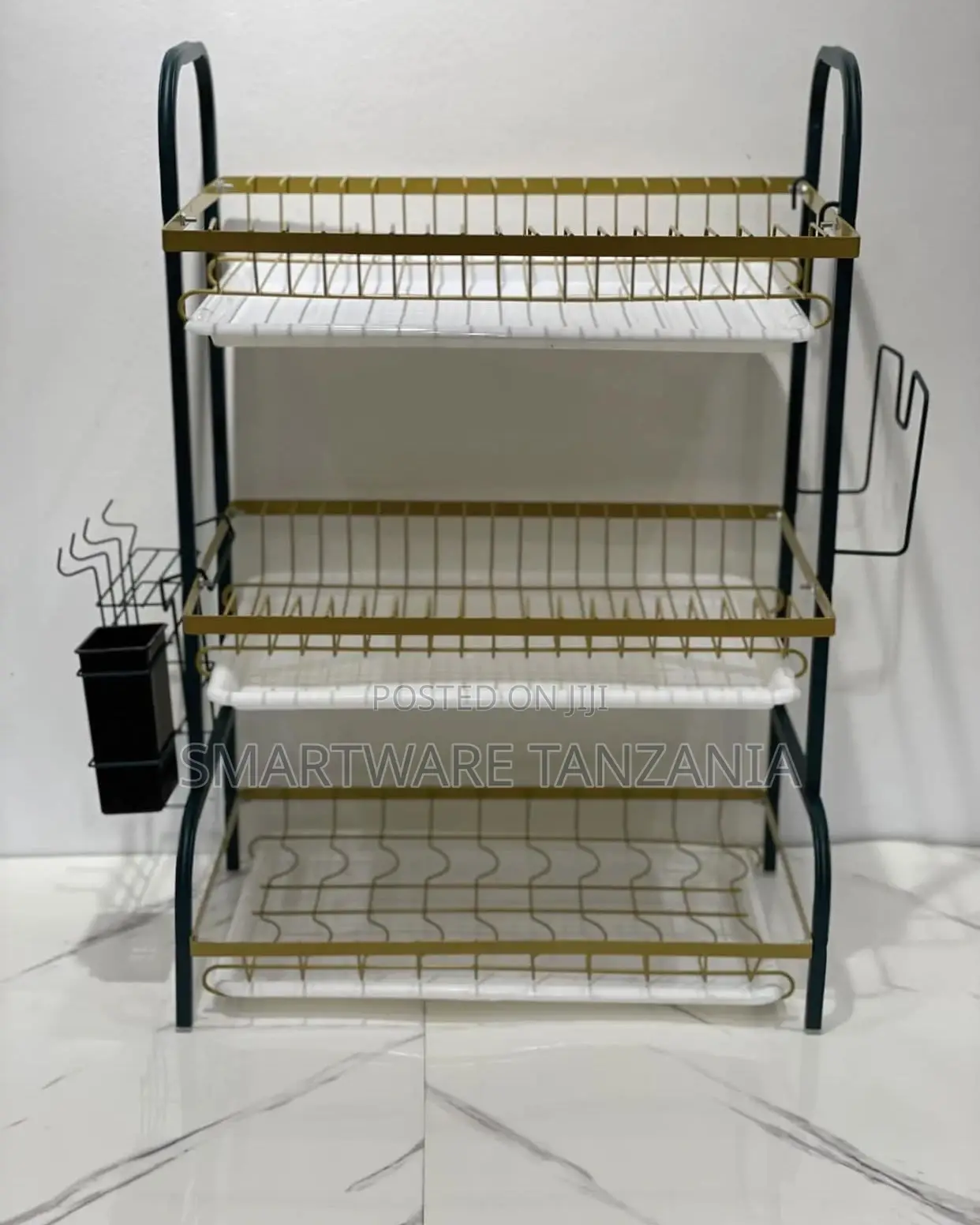 Dish Rack 3 Tier Dish Dry Rack Drying Drainer Kitchen Holder