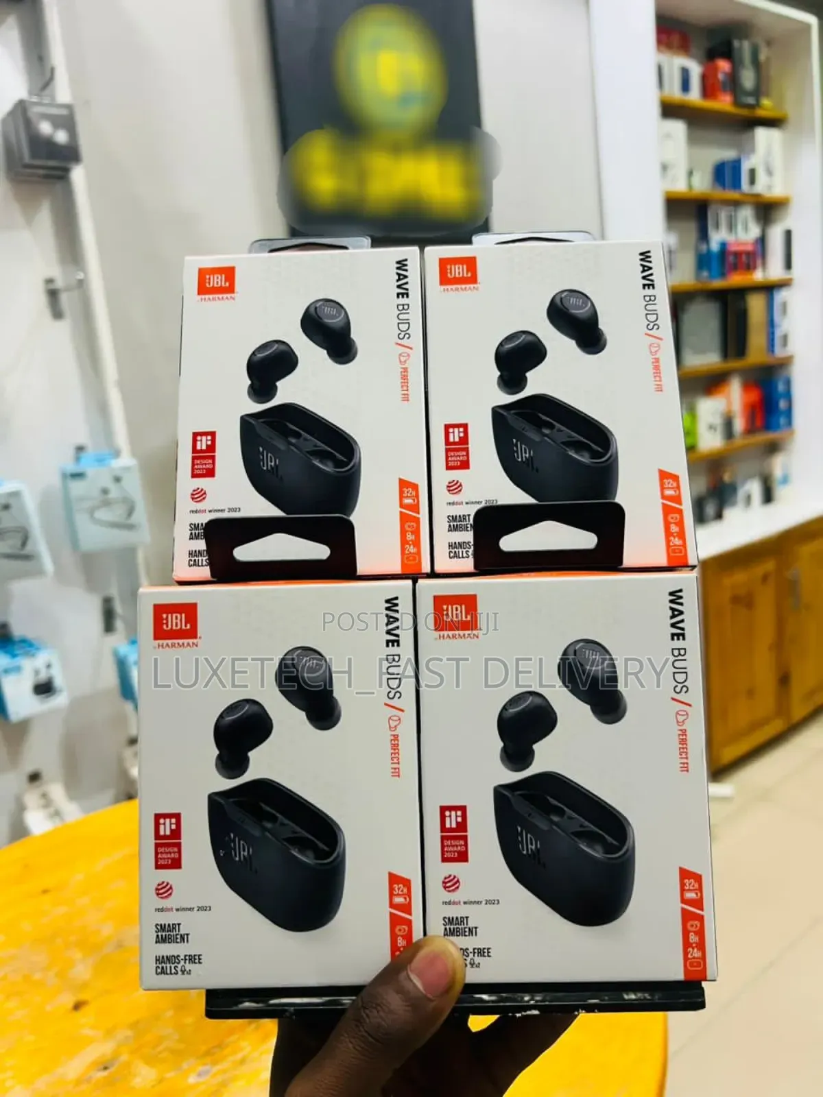 JBL Wave Buds in-Ear Wireless Earbuds (Tws) With Mic