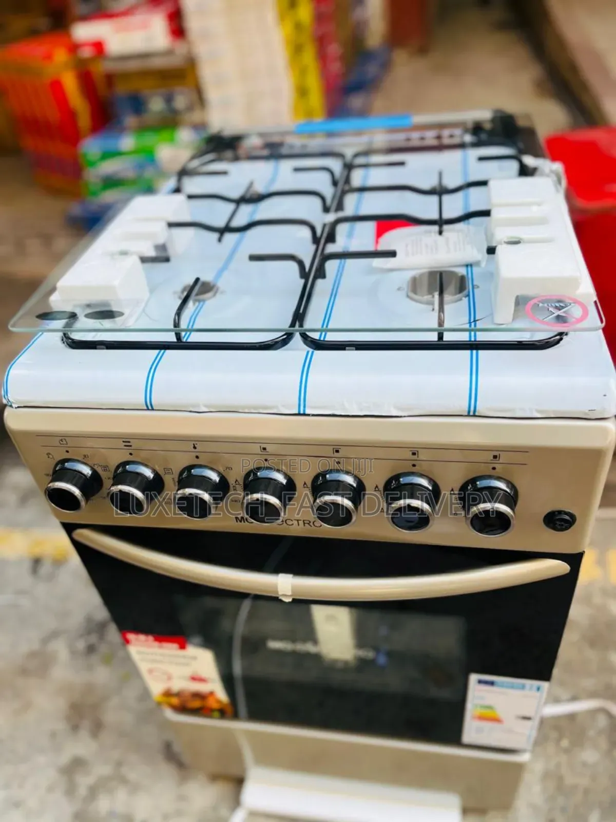 Mo Electro Full Gas Cooker With Electric Oven 50x50cm