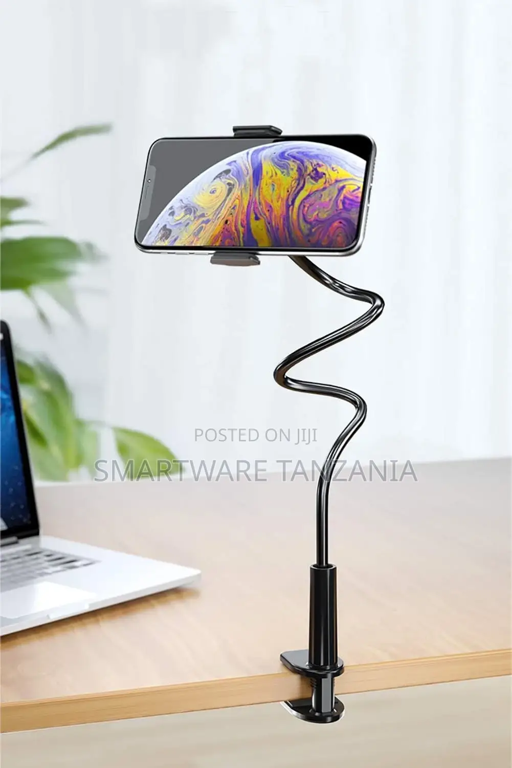 Adjustable Phone Holder Mount,Long Arm Bed Desk Bracket