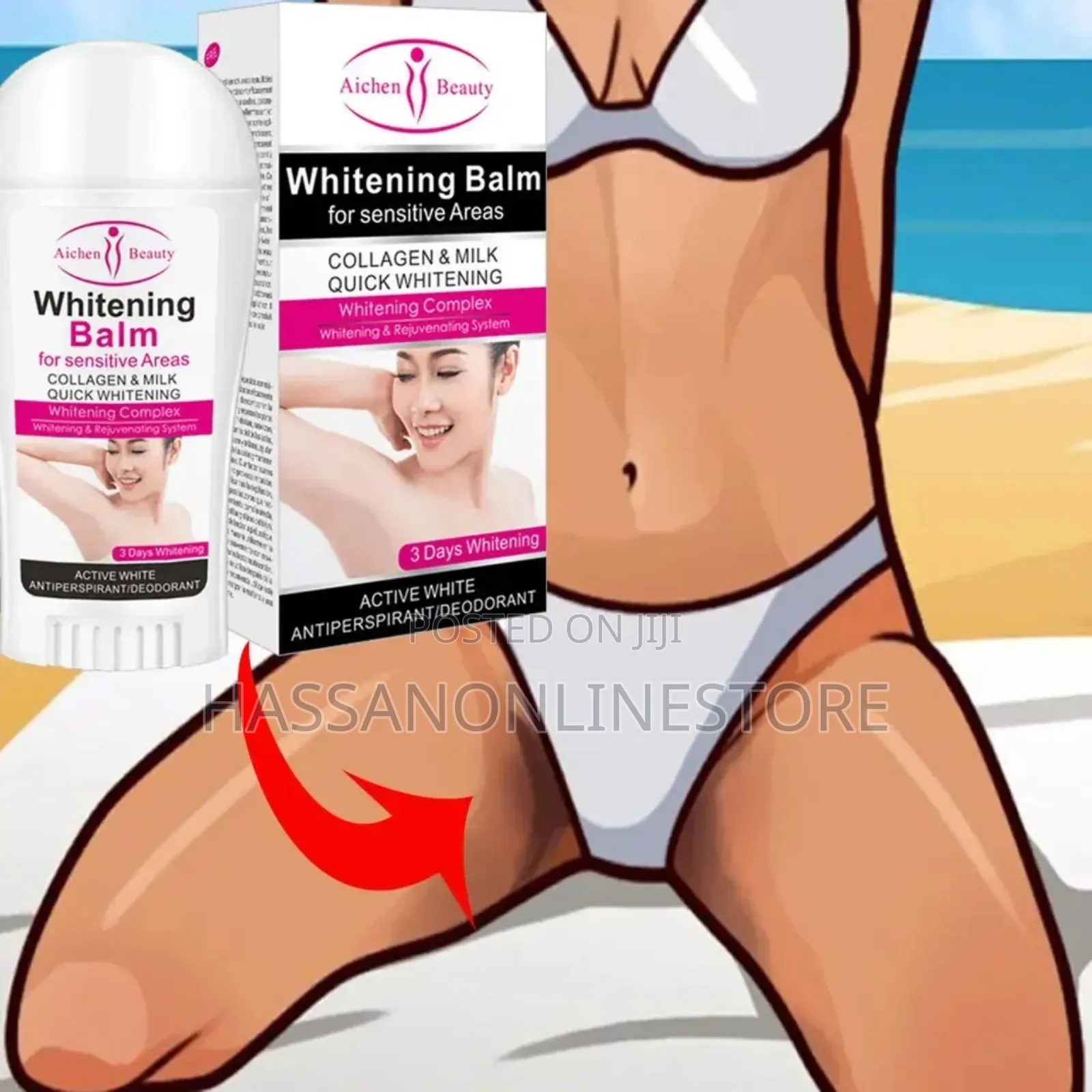 Aichun Beauty Whitening Balm for Sensitive Areas