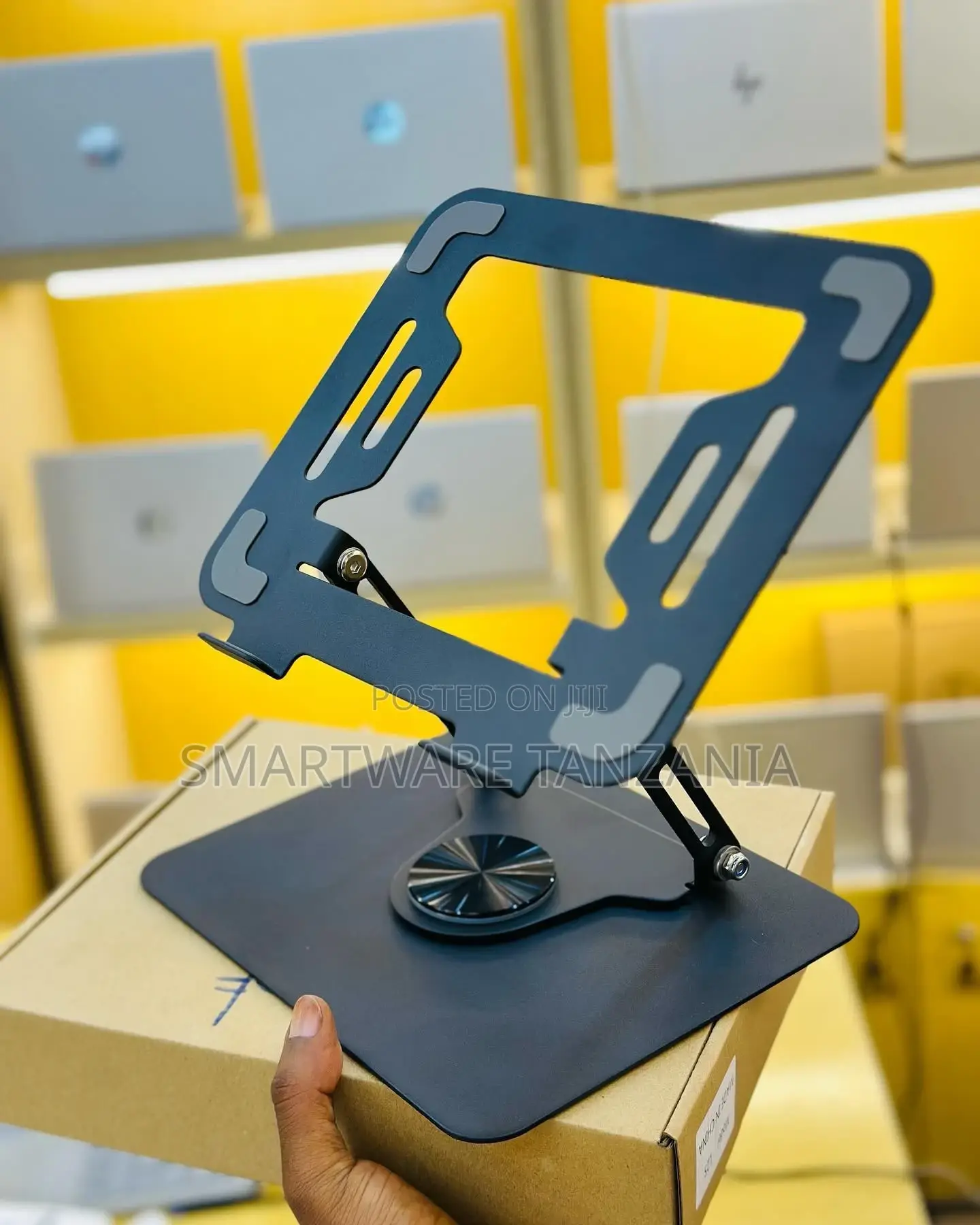 Laptop Stand Adjustable Desk Notebook Holder 360° Rotating