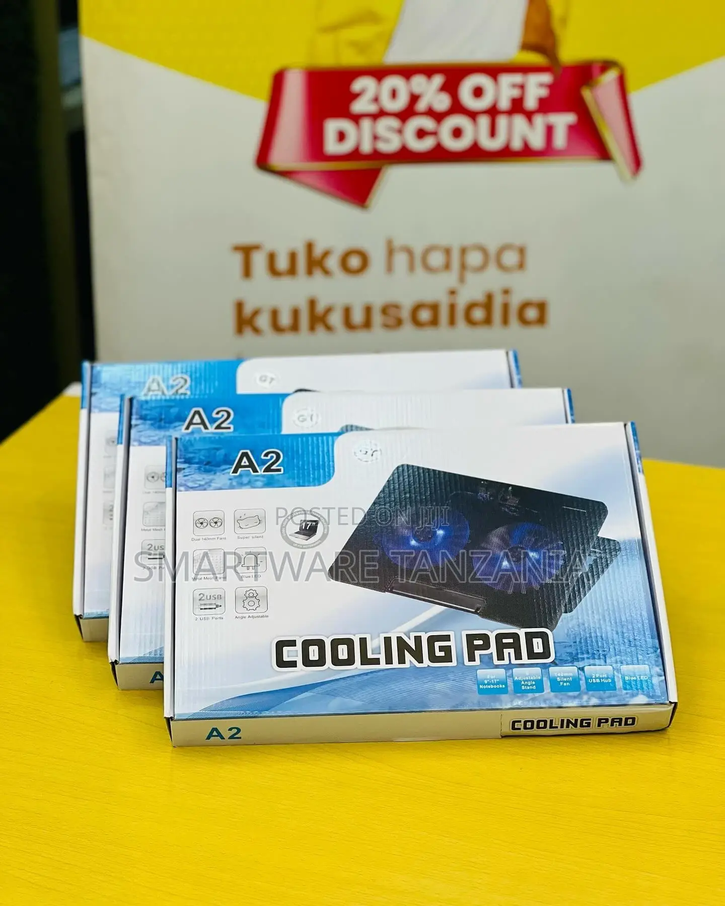 Laptop Cooling Pad Gaming Cooler Fans For 11-17.3" Laptop