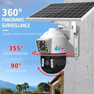 Dual Lens PTZ Solar Camera Sim Card