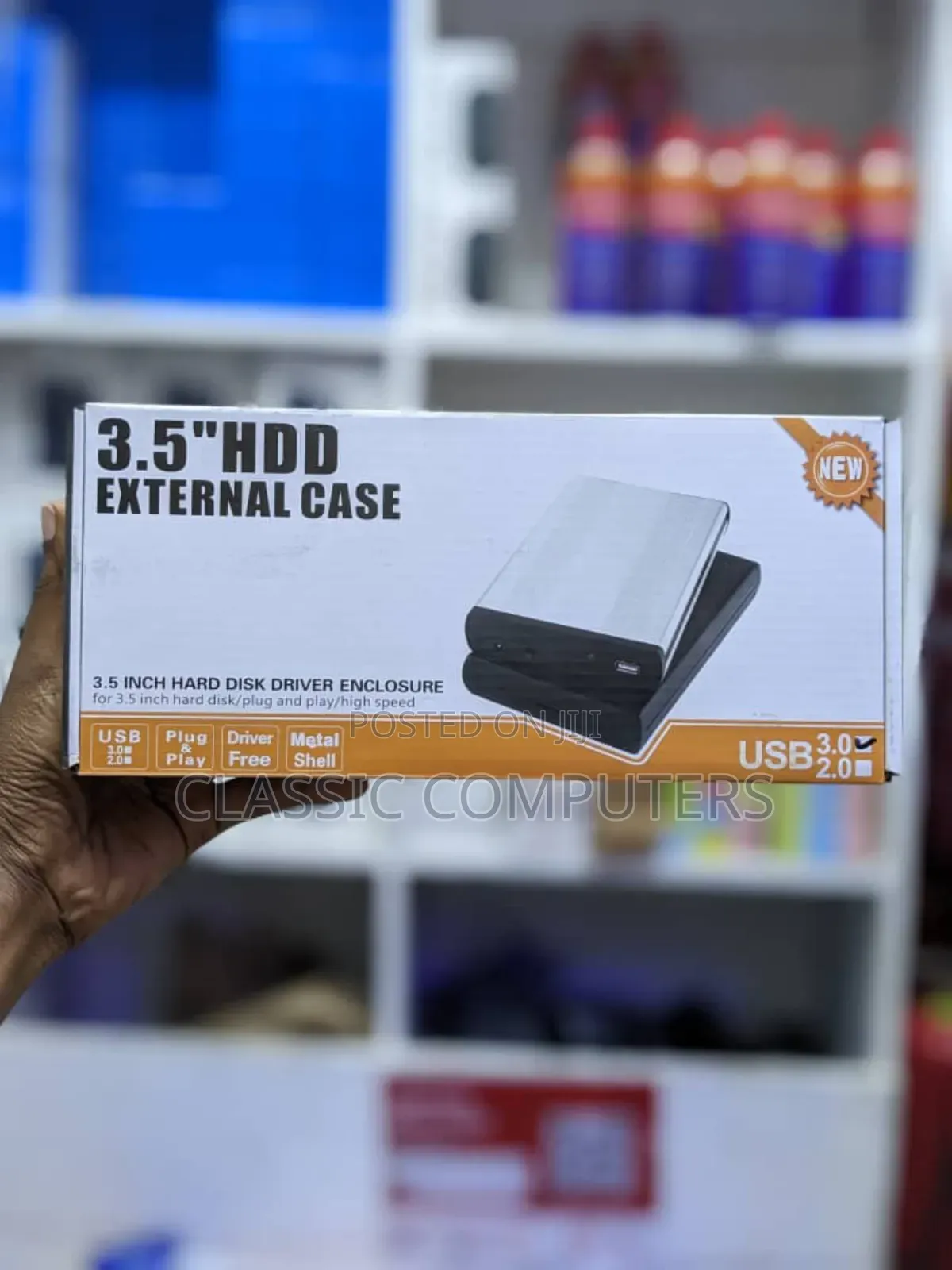 External Case for 3.5 Desktop HDD