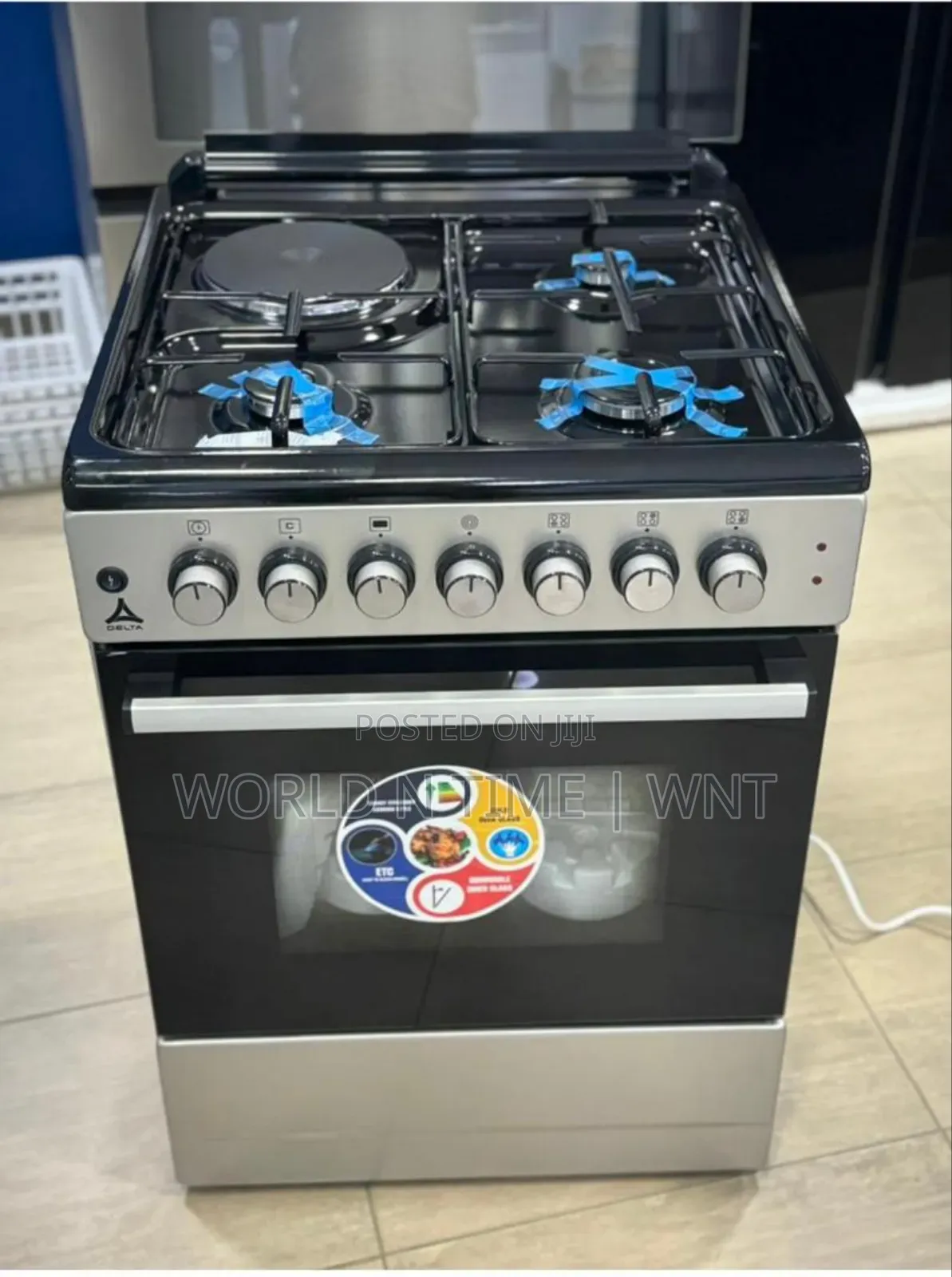 Delta Free Standing Cooker 3gas 1electric 60*60cm