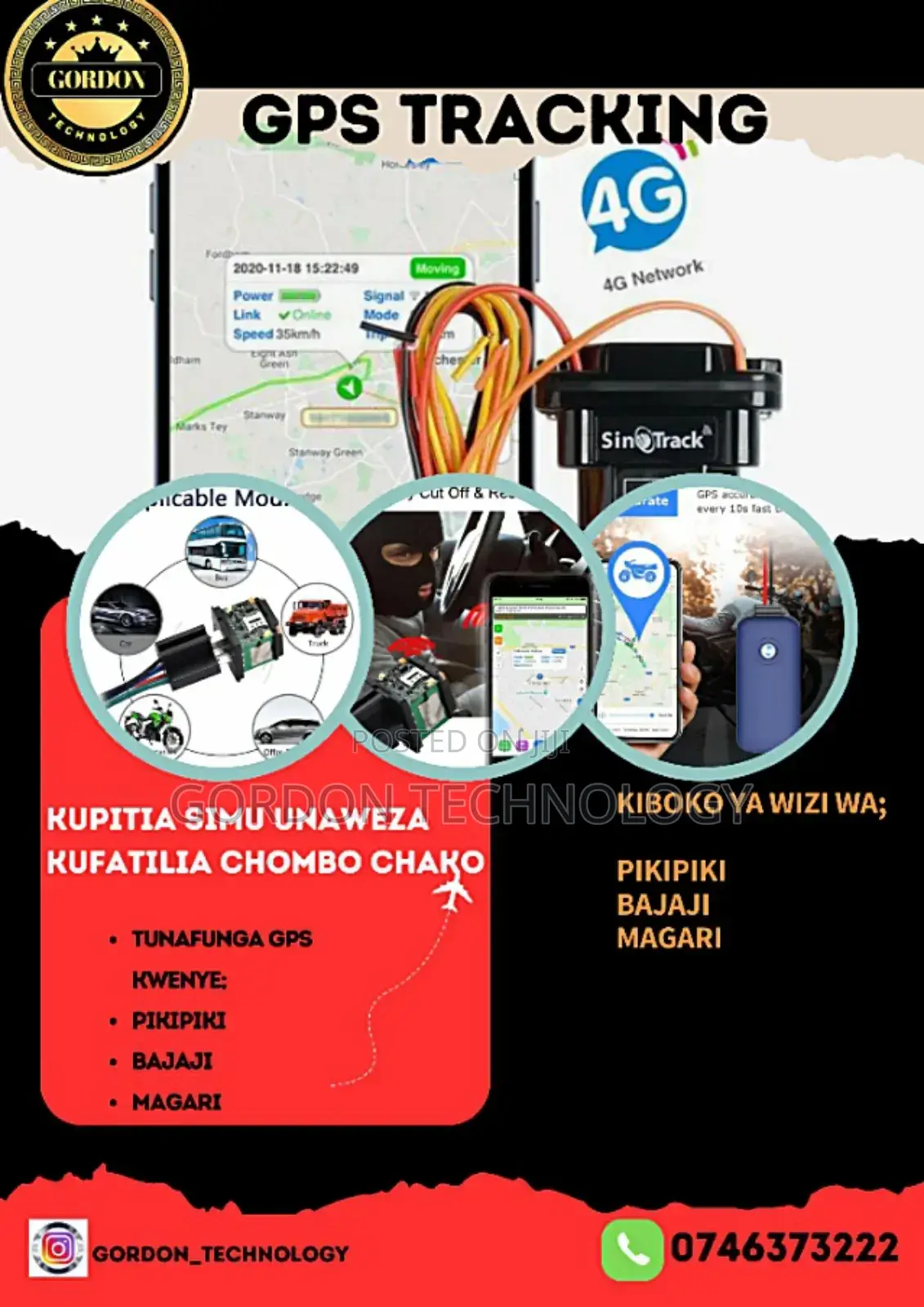 Tunafunga GPS Track- Kiboko Ya Wizi Wa Boda,Bajaji Na Magari