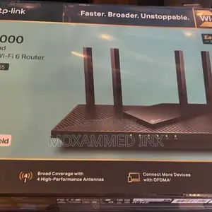 AX3000 Dual Band Gigabit Wi-Fi 6 Router Archer AX55 Price :