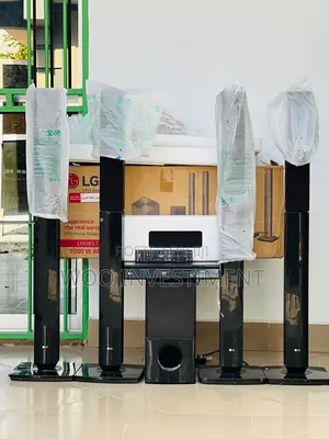LG Home Theatre Spika 5 Watts 1000 Mpya Sana Sana Full Box.