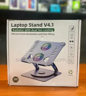 Laptop Stand With Cooling Fan 360