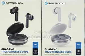 Powerology Quad Enc True-Wireless Buds