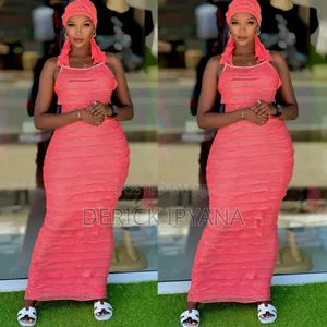 Long Dress Na Mtandio Wake