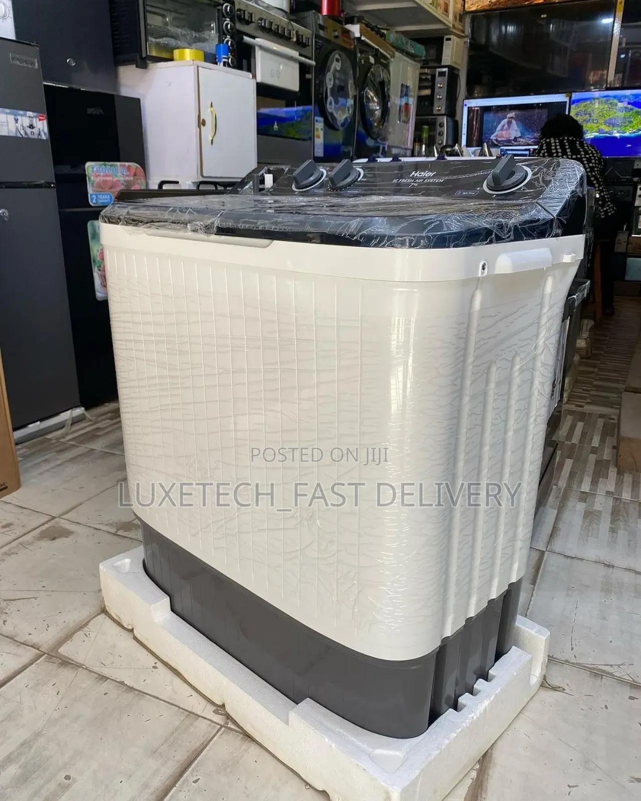 Haier Washing Machine 7kg Semi-Auto Wash and Spin