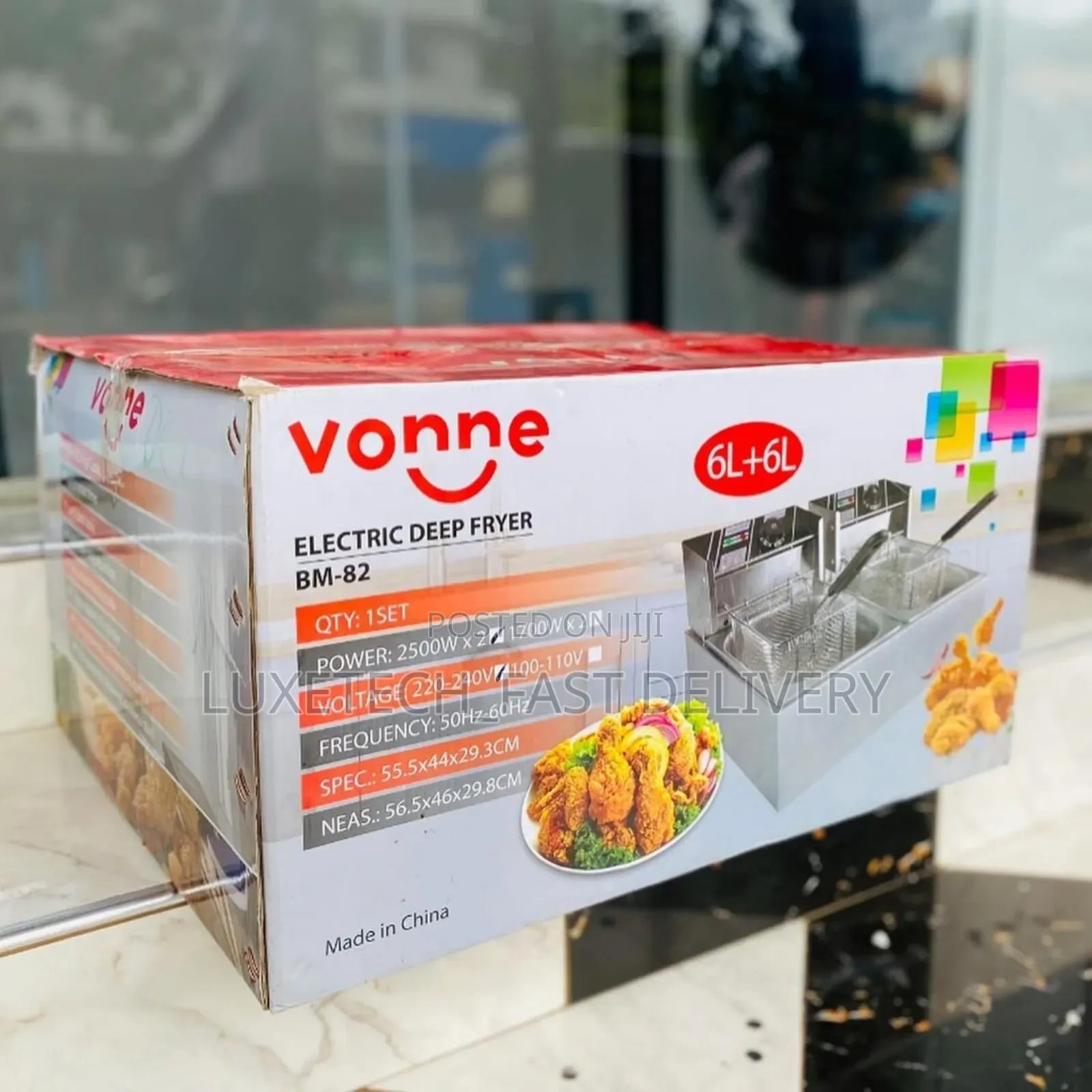 Vonne Deep Fryer 6L + 6L Double