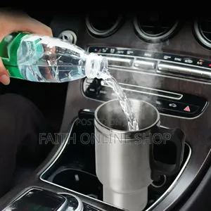 450ml 12V Electric Heating Car Kettle Camping Travel Kettle