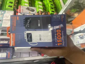 Power Bank With 4 Ports ( Type C , Micro , iPhone) 15000mah