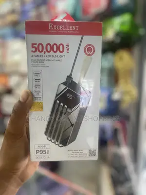 Excellent Power Bank With 50,000mah With 3X Link