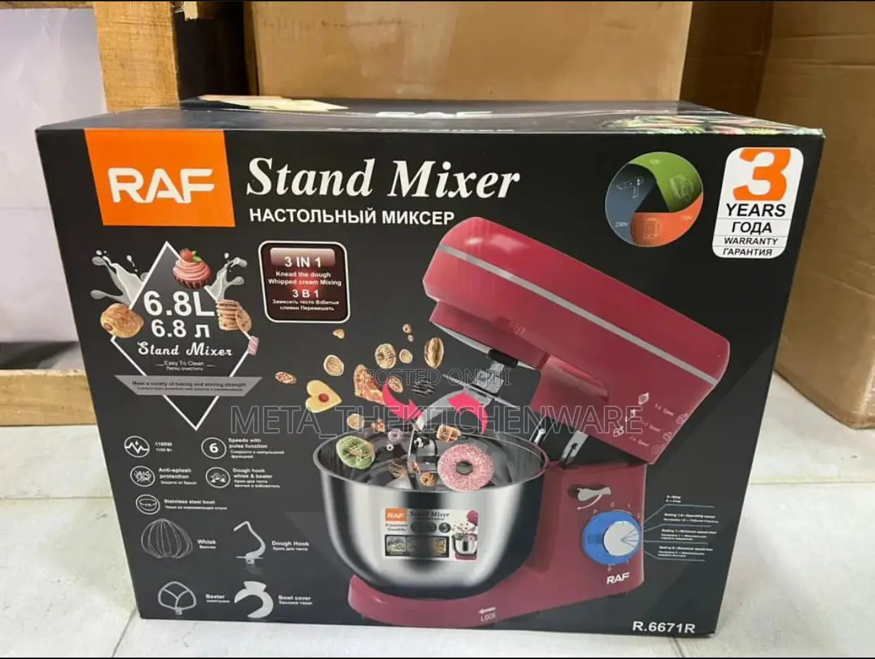 Raf Stand Mixer 6.8l