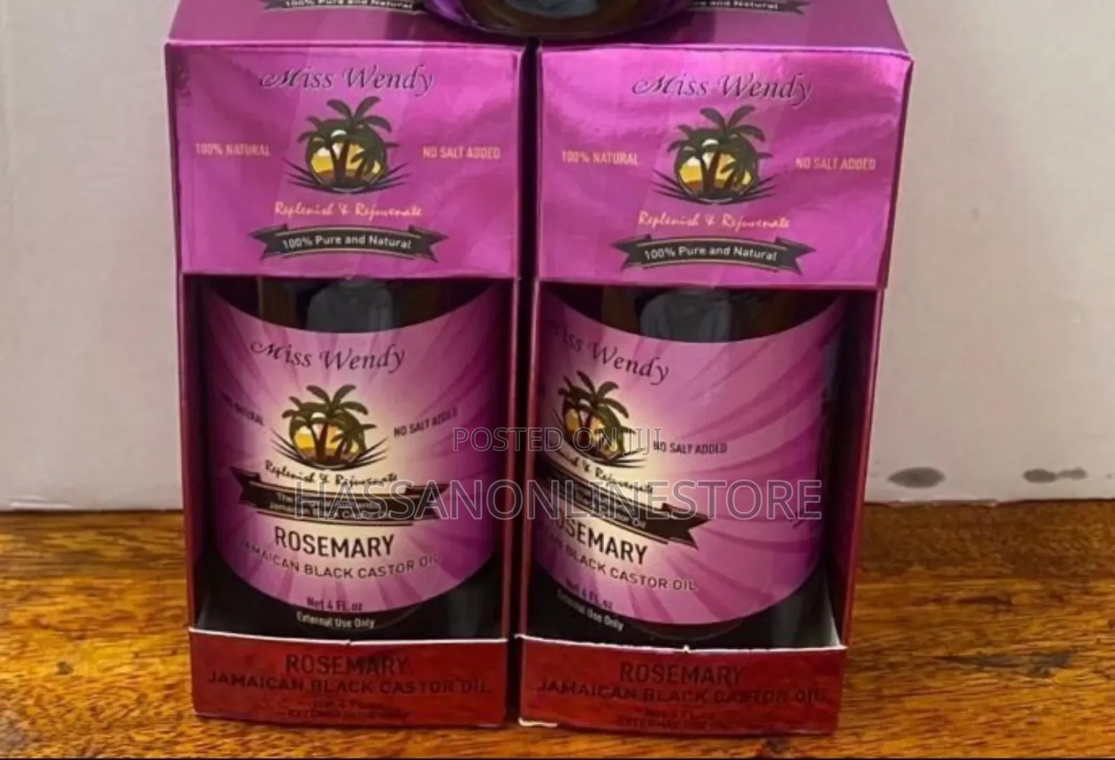 Miss Wendy Rosemary Jamaican Black Castor Oil 120ml