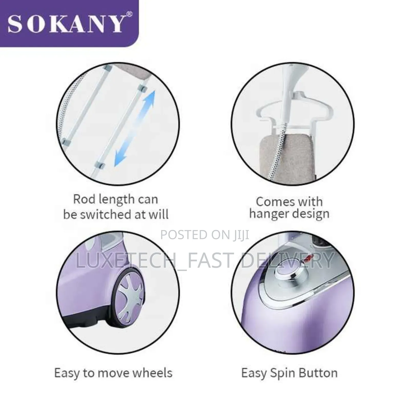 Sokany Garment Steamer 2L