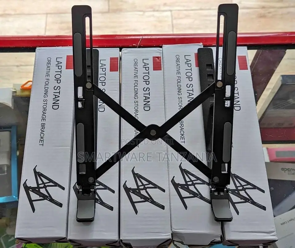 Foldable Laptop Stand For Desk, Aluminum Laptop Riser Holder