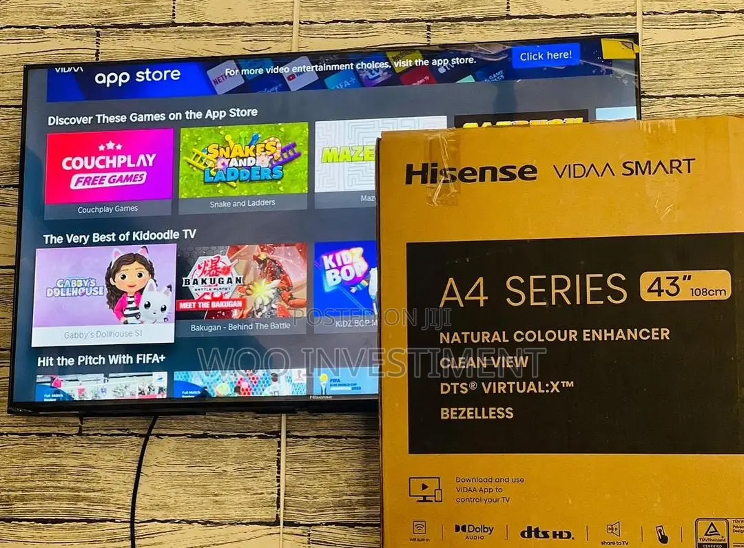 Hisense NCH 43 Mpya Sana Full Box Inapatikana